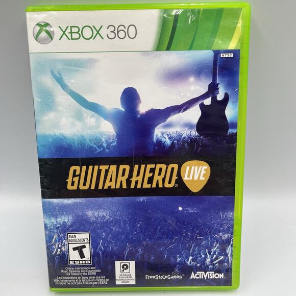 Guitar Hero Live (Microsoft XBOX 360, 2015) No Manual - No Dongle - Tested - Picture 1 of 6